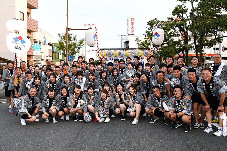 清水みなと祭りに参加したIf-Japan.の社員たち